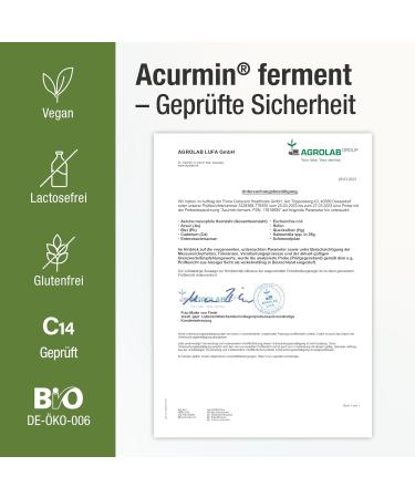 Acurmin Ferment - Organic Fermented Turmeric Powder with Postbiotic Benefits | 120g (1 Pack) - International Shipping Available - Buy Online on GoSupps.com