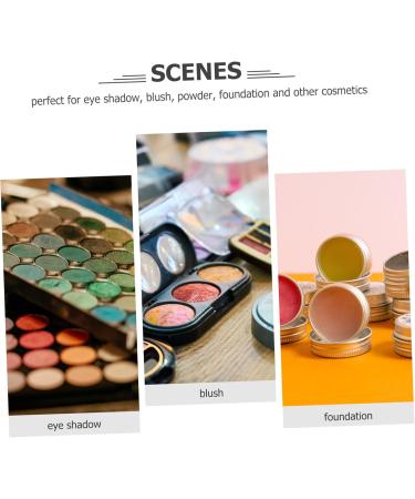  Mipcase Mipcase Set of 3 Large Makeup Pots Eyeshadows Aluminum Lined Blush Box - Buy Online on GoSupps.com