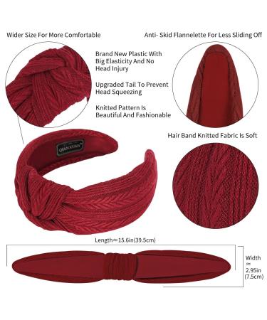 Qianxuan Fabric Headbands for Women - Solid Color Fashion Hair Accessories - Buy Online on GoSupps.com