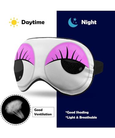 Funny Eyeballs Sleep Mask - Adjustable Light Blocking Eye Mask for Men & Women | Comfortable Sleep Shade Cover - Buy Online on GoSupps.com