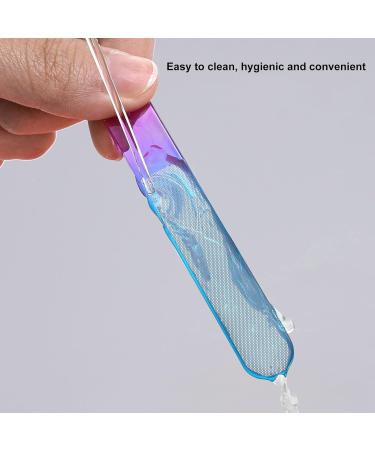Glass Fingernail Files Set with Double Sided Physical Polishing Safe & Efficient Manicure Easy to Clean Perfect for Home Nail Salon - Buy Online on GoSupps.com