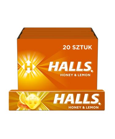 HALLS HALLS Mixed Flavour Candy Box 20 x 35g (Honey/Lemon)