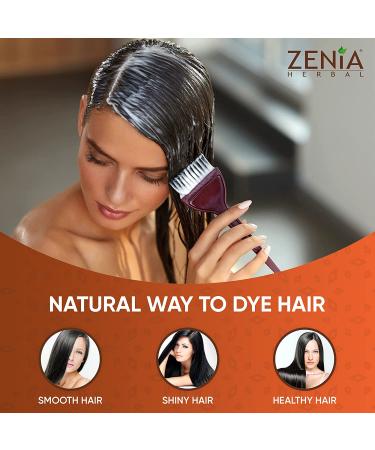 Zenia 100% Pure Indigo & Henna Hair Color Combo Kit - 100g Each, Natural & Chemical-Free, PPD & Ammonia-Free - Buy Online on GoSupps.com