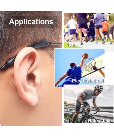 Buy Dokpav 5 Pairs Silicone Anti-Slip Covers for Glasses & Sunglasses - Black Ear Hooks & Frame Holders - Shop Internationally - Buy Online on GoSupps.com