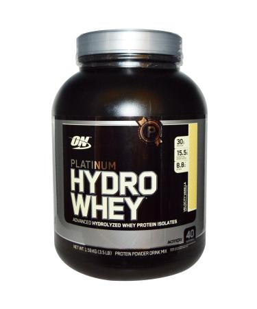 Optimum Nutrition 100% Platinum Hydro Whey Velocity Vanilla 3.5lb Protein