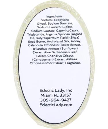 Eclectic Lady Peppermint Bark Shampoo Soap Bar - 4oz with Argan Oil Silk Protein & Calendula Extract | Nourishing Natural Hair Care - Buy Online on GoSupps.com