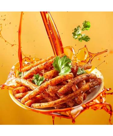 MKSDDF -latiao Chinese snacks latioa Asian snacks latiao latioa spicy strips spicy snacks spicy pepper strips spicy coriander strips. 1 bag of 70g (strips - Buy Online on GoSupps.com