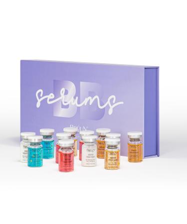 BR UN Serum Treatment set of 12 Vials for Spa A Booster kit for skin care to use with Derma Pen and rollers for fresh look and lasting results