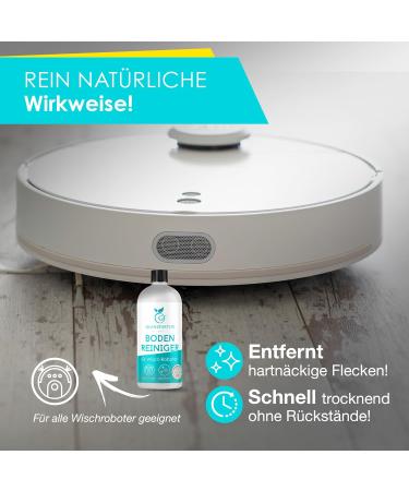 Gloss Factor Wiping Robot Cleaning Agent - 500ml Concentrate | Strong Floor Cleaner for Moped Robots - Streak-Free for All Surfaces - Buy Online on GoSupps.com