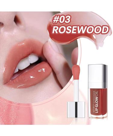 Sefudun Lip Glow Oil - Hydrating Lip Gloss Long Lasting Waterproof Tint Set (Rose) - Buy Online on GoSupps.com