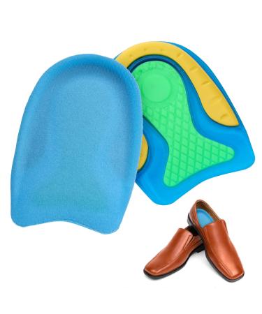 Sibba 4 Pcs Children Heel Cups Arch Support Insoles Comfort Replacement Shoe Inserts Non Slip Pads Breathable Cushion Sole Protectors Silicone Shock Absorbing Little Sports Insole