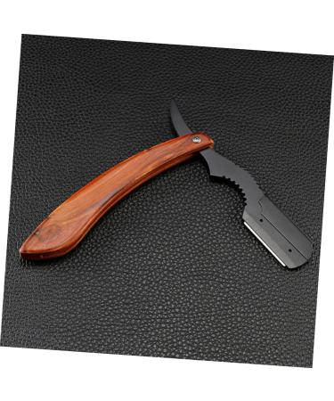 FRCOLOR 3 Pcs Rosewood Beard Trimmer & Shaving Tool Set - Manual Razor Holder for Eyebrows & Beard Care - Buy Online on GoSupps.com