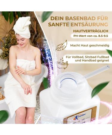 Medec Basic Bath Salts with real gemstones 600g food grade | basic bath salt | detox and cleansing - Buy Online on GoSupps.com