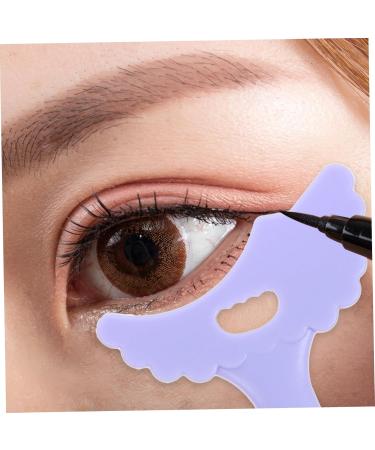 OHPHCALL 4pcs Eyeliner Eyebrow Stencils Lazy Quick Makeup Tool Eyelash Guard Eye Makeup Stencils - Buy Online on GoSupps.com