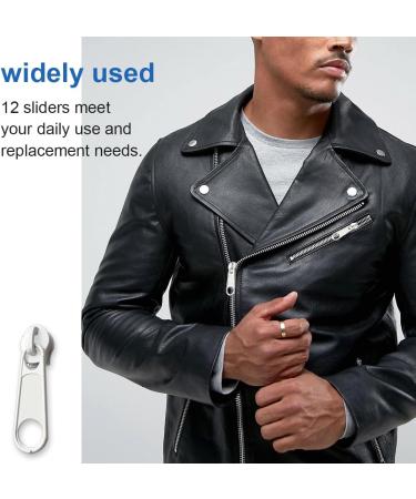 Jtkrew 12-Piece Zipper Slider Replacement Set | Removable Zipper Pulls for Coats Suitcases & Backpacks - Durable & Easy to Use - Buy Online on GoSupps.com