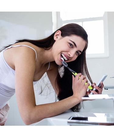 Soft Bristle Toothbrush for Stain Removal | Comfortable Carbon Handle | Perfect for Home Travel & School - Buy Online on GoSupps.com