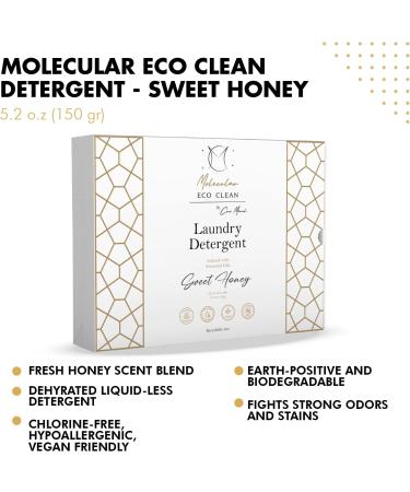 Buy Coc March Sweet Honey Eco Clean Laundry Detergent - Hypoallergenic All-Natural 60 Loads Biodegradable - Long Lasting Fresh Scent for International Shipping - Buy Online on GoSupps.com