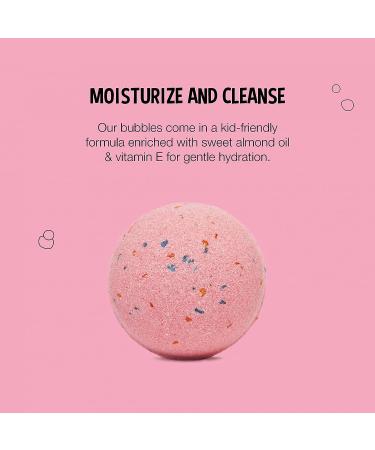 Nailmatic Kids Red Planet Bath Bomb - Vegan, Cruelty-Free Bath Fizzies for All Skin Types - Buy Online on GoSupps.com