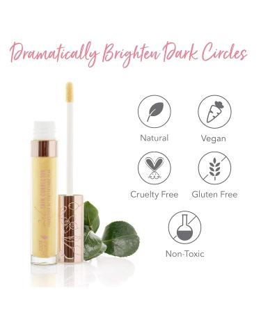100% PURE 2nd Skin Yellow Corrector Liquid Concealer for Dark Under Eye Circles - Medium to Full Coverage - 0.17 Fl Oz - Buy Online on GoSupps.com