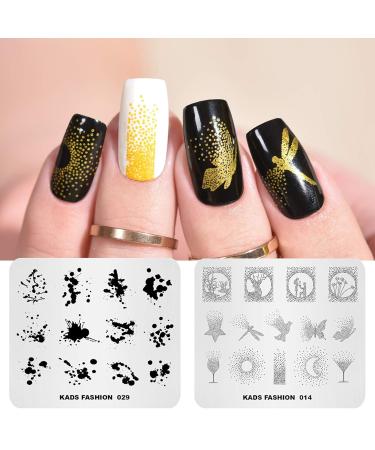 KADS 11-Piece Nail Stamp Set | 10 Plates + Laser Symphony Storage Bag | Perfect for Christmas Nail Art & Animal Designs | Shop Now! - Buy Online on GoSupps.com