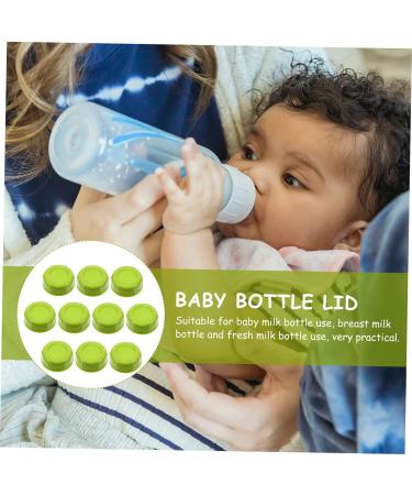FAVOMOTO 30 Pcs Baby Bottle Seal Cap Narrow Neck Feeding Bottle Caps Anti Girl Breastfeeding Bottles Milk Glass Bottles Lids Water Bottle Cap Travel Cap Food Grade Pp Mother Screw-in Greenx3pcs 4.3x4.3x1.5cmx3pcs - Buy Online on GoSupps.com