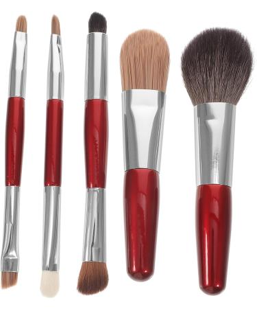 FRCOLOR 5 Sets makeup brush with bag travel makeup brush girls suit women s suits women makeup supplies beauty supply cosmetics brush loose makeup the face beauty tools - Buy Online on GoSupps.com