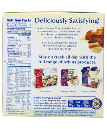 Atk Choc Nut Roll 5pk - Delicious Caramel Nut Treats | 8.0 oz - Buy Internationally - Buy Online on GoSupps.com