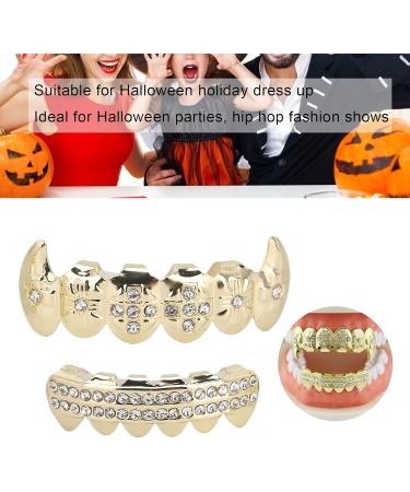 Restokki Hip Hop Braces - Brass Material Multipurpose Portable for Music Concerts & Halloween Parties (Gold) - Buy Online on GoSupps.com