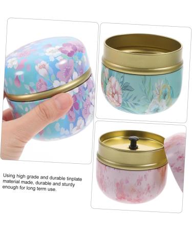 PRETYZOOM 4pcs Loose Powder Can Empty Tea Holder Make up Holder Metal Tea Delicate Tea Jar Tool Miss Simple - Buy Online on GoSupps.com