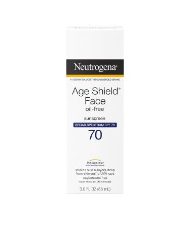 Neutrogena Age Shield Face Sunscreen Lotion SPF 70, 3 oz (Pack of 3) - Buy Online on GoSupps.com