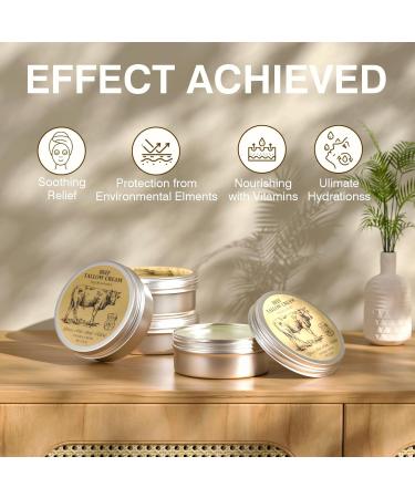 Beef Tallow for Skin Tallow and Honey Cream Tallow Face Moisturizer Natural Grass-Fed Beef Tallow Balm with Raw Honey Moisturizing Cream for Body Lotion Skin Care for Skin (2.47 Oz) 2.5 Ounce (Pack of 1) - Buy Online on GoSupps.com