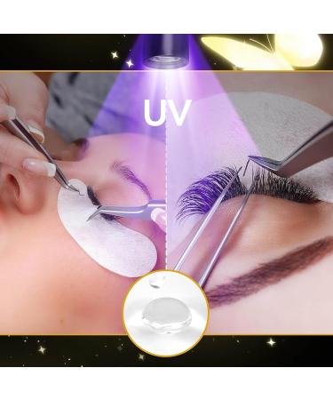 Buy Eyelash Glue Light - 5W LED Lamp with Foot Pedal for Eyelash Extensions | Curing System for Professionals - Buy Online on GoSupps.com