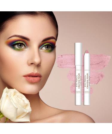 Cream Eyeshadow Stick | Soft Creamy Matte Shimmer Eye Shadow Pencil Crayon Eye Brightener Highlighter Eyeliner Crayon Make Up Set 20 Colors Smudge-Proof Transfer-Proof B03 - Buy Online on GoSupps.com