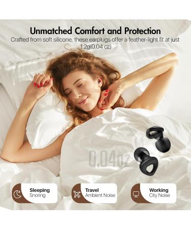 Buy Reusable Ear Plugs for Sleeping | Noise Reduction Silicone Earplugs 27 dB | Ideal for Travel & Work - Buy Online on GoSupps.com