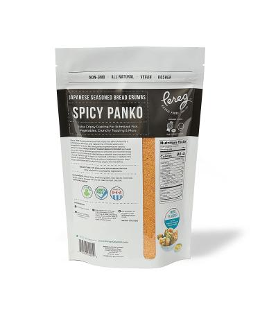 Pereg Spicy Panko Bread Crumbs - 54 Oz - Perfect for Coating Schnitzel, Seafood, Poultry, Meatballs & Vegetables - Buy Online on GoSupps.com