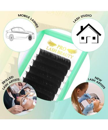 Easy Fan Lashes C-03-12 | Self-Fan Eyelashes for Volume | C D Curl Eyelash Extensions 8-15mm Length - Buy Online on GoSupps.com