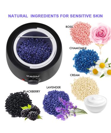 KeShi Waxing Kit: Painless Hair Removal with Wax Warmer & Hard Wax Beans - Full Body Bikini Brazilian Wax for Women & Men - Buy Online on GoSupps.com