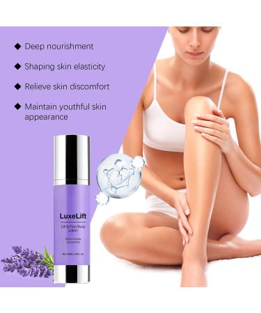 Luxelift Lift & Firm Body Cream Lavender Body Creams for Women Skin Tightening Cream Firming Body Lotion Collagen Cream Skin Tightening Cream Deep Moisturizes Reduce Wrinkles & Tighten Skin - Buy Online on GoSupps.com
