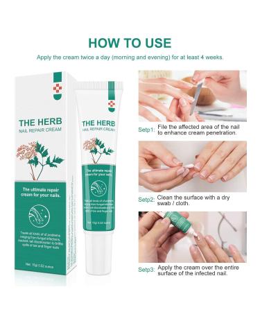 Maximum Strength Nail Repair Cream - Treat Toenail Fungus, Repair Damage & Discoloration, Restore Healthy Nails - Buy Online on GoSupps.com