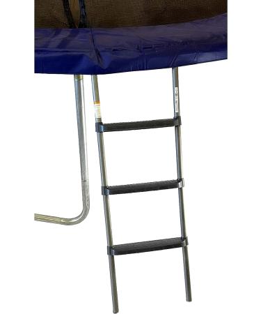 Trampoline Pro 3-Step Ladder with Safety Latch for Kids - Wide Steps, Universal Hook, TPro Warranty - Tool-free Install - Buy Online on GoSupps.com