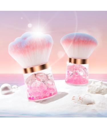 ANGNYA Nail Dust Brush - Soft Round Nail Art Duster with Acrylic Handle | Fluffy Powder Remover Brush for Manicure & Pedicure - International Shipping Available - Buy Online on GoSupps.com