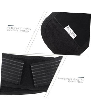 FOMIYES Self-Heating Waist Supporter - Lumbar Brace & Belt for Lower Back Pain Relief | Comfortable & Warm Support Band for Women - 110x15x0.8cm Black - Buy Online on GoSupps.com
