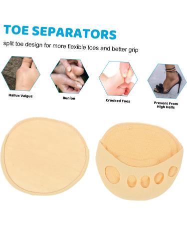 Shop 2 Pairs Forefoot Pad Cotton Socks - Sweat Absorbing Invisible Half Socks for Women | Perfect Whelping Pads & Foot Insoles - Buy Online on GoSupps.com