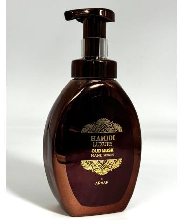 Hamidi Luxury Oud Musk Hand Wash 350ml (11.9 OZ) Indulge In A Premium Liquid Hand Soap With An Enticing Musk Scent Rejuvenates And Nourishes Your Skin Experience The Ultimate Moisturizing Hand Wash - Buy Online on GoSupps.com
