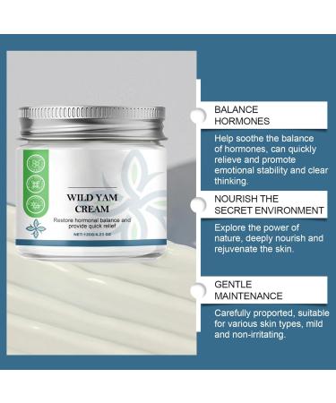 Women's Facial Cream | Yam Cream for Skin | Hydrating Face Cream for Women |This Cream Helps Keep the Skin Hydrated and Refreshed Providing Luxurious and Effective Addition to Any Skincare 120g - Buy Online on GoSupps.com