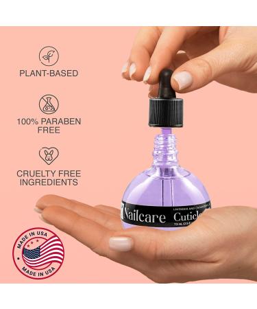 Cuticle Revitalizing Oil 2.5 oz - Moisturizing Nail & Cuticle Treatment with Natural Lavender & Chamomile - Paraben & Cruelty Free - Buy Online on GoSupps.com