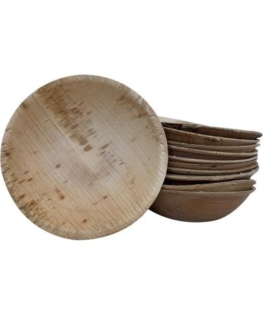 Eco-Friendly Disposable Leaf Bowl - Available 6" / 5" / 4" / 3.75" for Desserts or Ice Cream - Buy Online on GoSupps.com