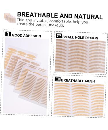 Angoily 50 Sheet Lace Double Eyelid Sticker Mesh Tape Invisible Eye Stickers Tool Second Generation Hooded - Buy Online on GoSupps.com