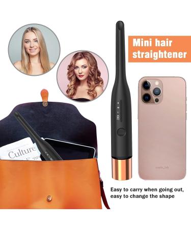 Cord-Free Pencil Straighteners | Battery-Powered 4800mAh | 3 Heat Settings | Mini Dual Styler for Short Locks & Facial Hair - Gold - Buy Online on GoSupps.com