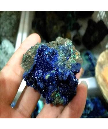 Natural Crystal Rough 1PC Natural Azurite Malachite Geode Crystal Stone Collectible (Color : Irregular Shape Size : 3-4cm) 3-4cm Irregular Shape - Buy Online on GoSupps.com